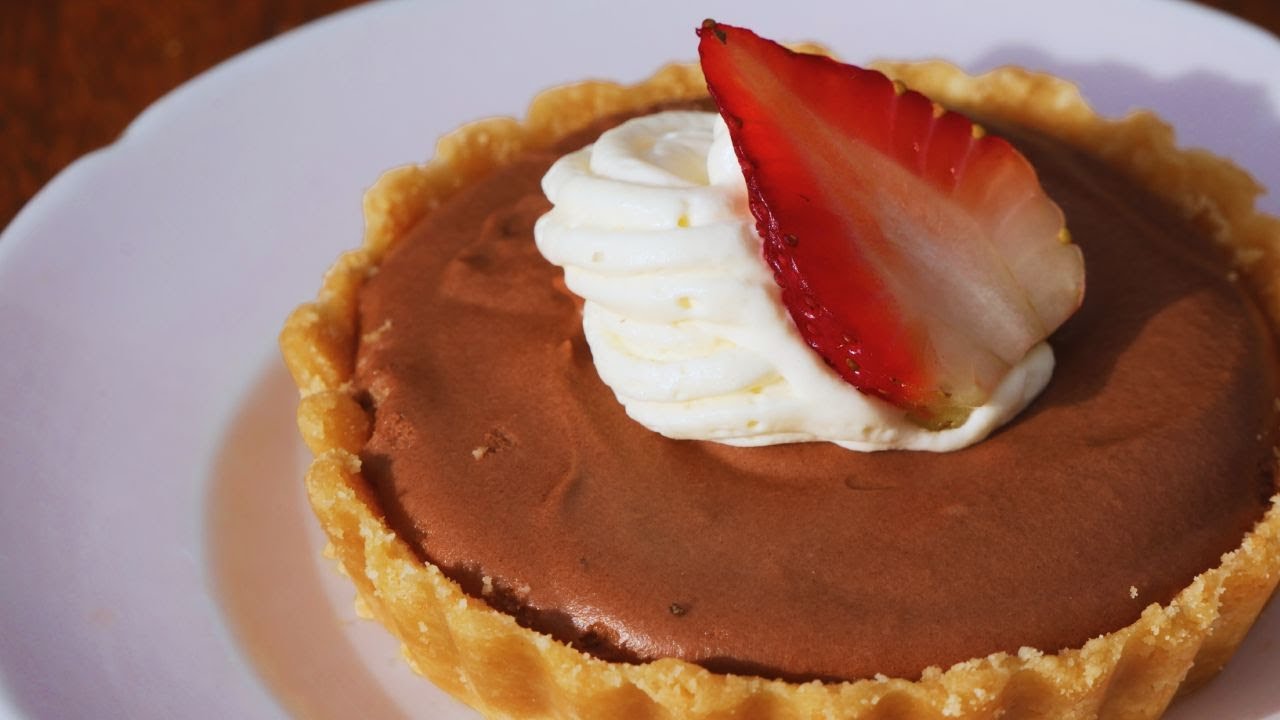 The BEST No-Bake CHOCOLATE TARTS with Biscuit Crust Recipe | NO OVEN | So EASY and TASTY!