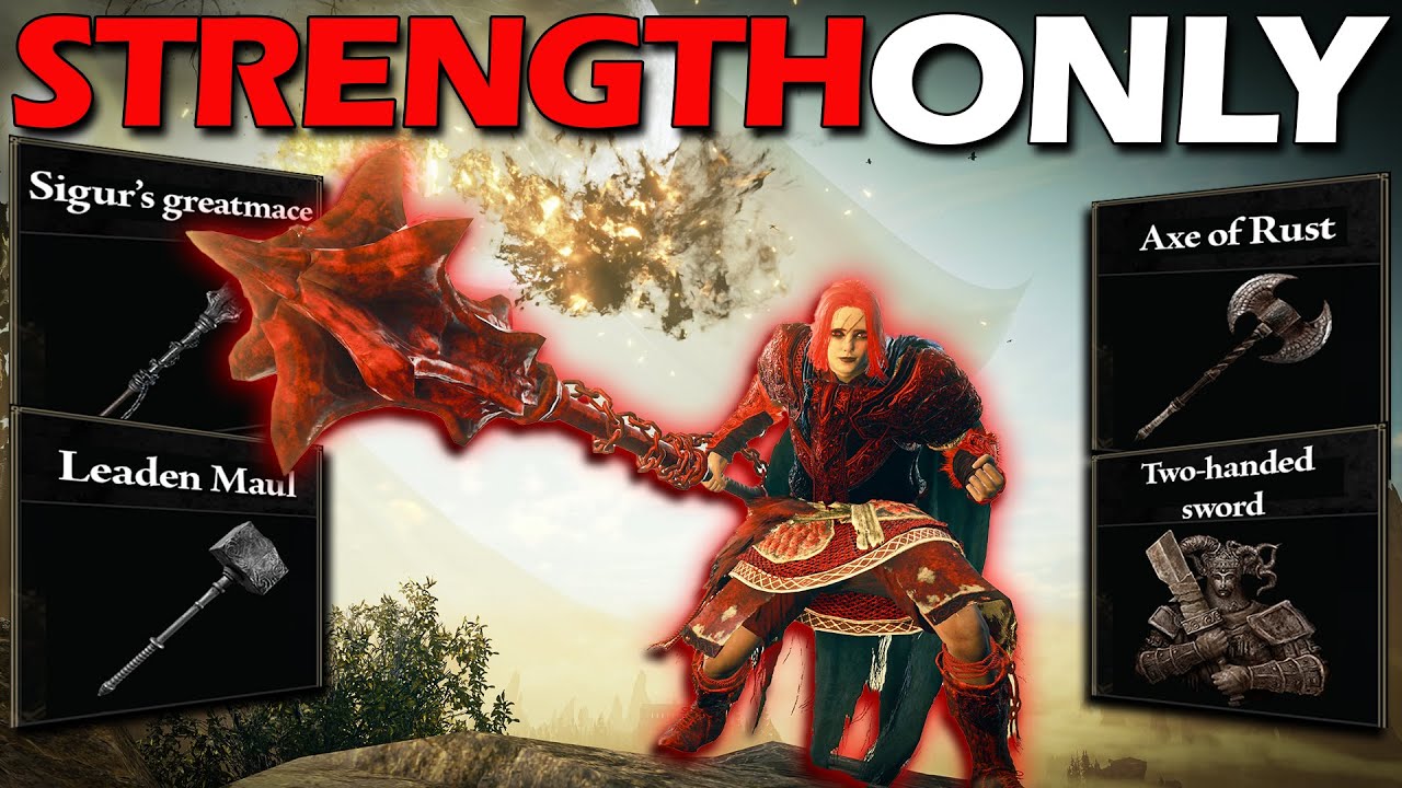 Elden Ring Convergence but I only level STRENGTH!