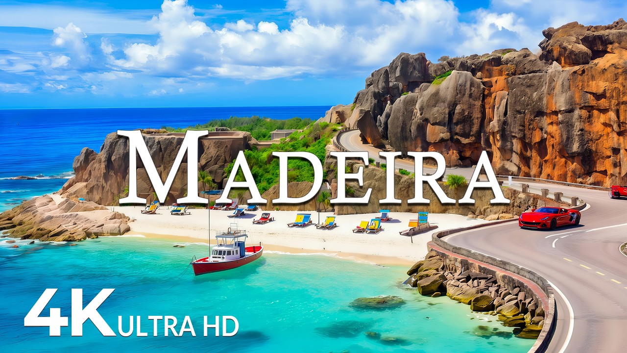 FLYING OVER MADEIRA (4K UHD) &ndash; Soothing Music Along With Beautiful Nature Video - 4K Video UHD #2