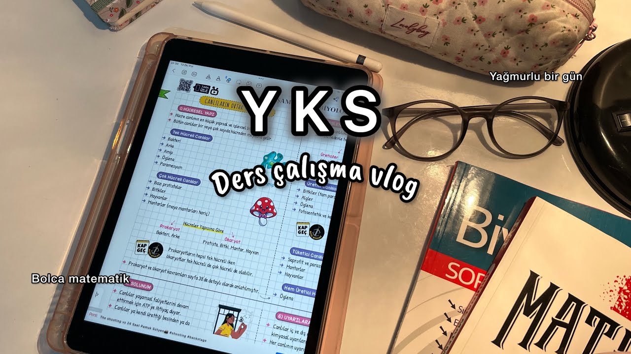 ders çalışma vlogu | yks ile boğuşuyoruz #2