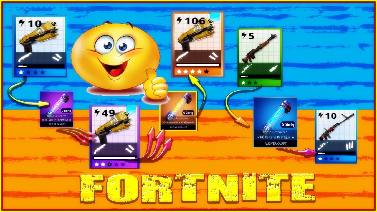 Fortnite Rette Die Welt Helden und Waffen Upgraden !  | RDW
