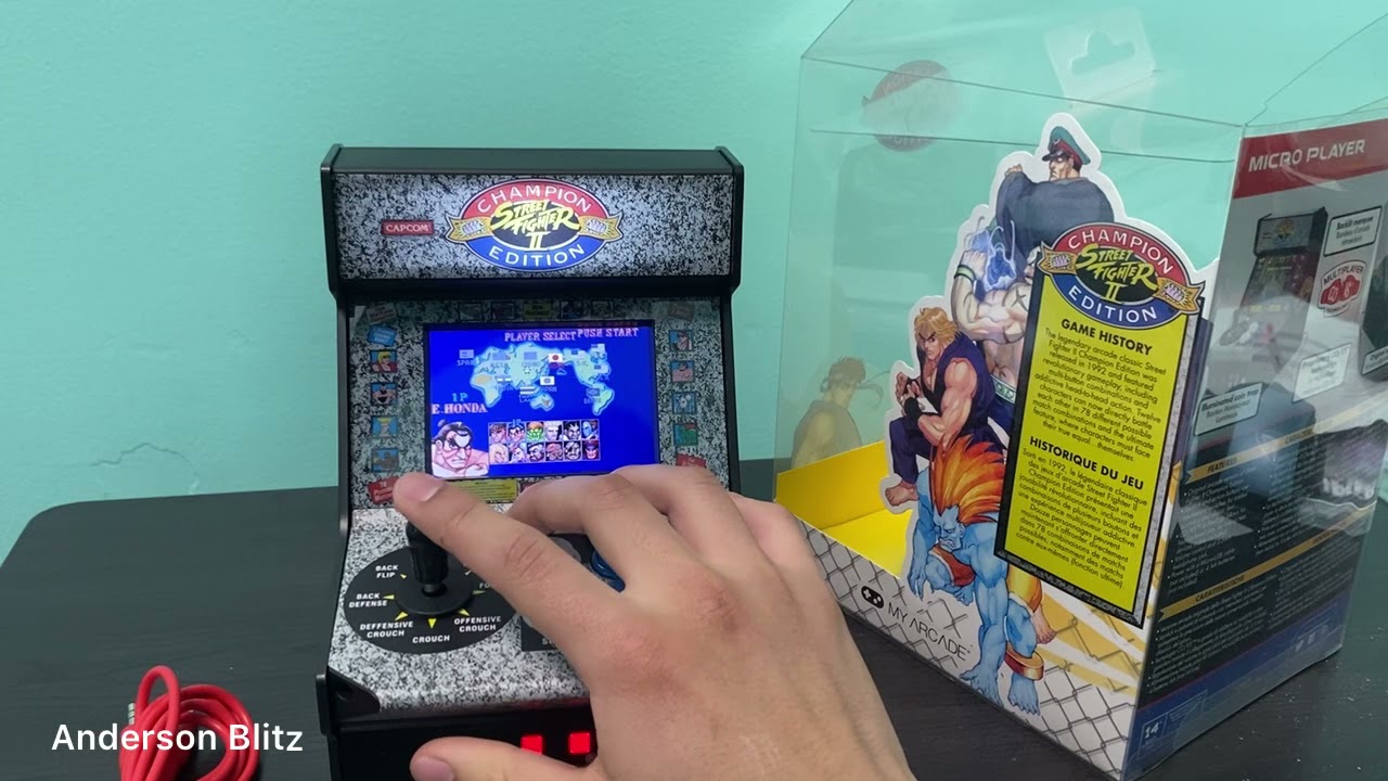 Street Fighter 2 Champion Edition Micro Player Retro Arcade Review