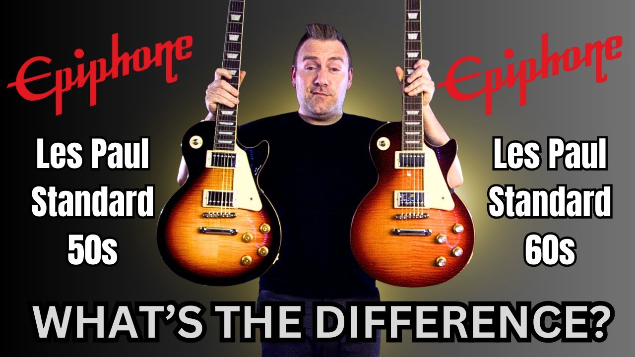 В чём разница? Epiphone Les Paul Standard 50-х и 60-х годов