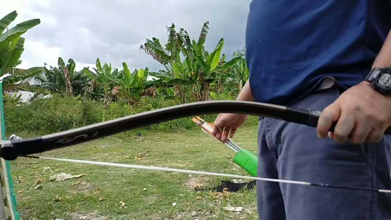 Monarq 95ibs 31 inchi shooting from 30m with my 60gram arrow