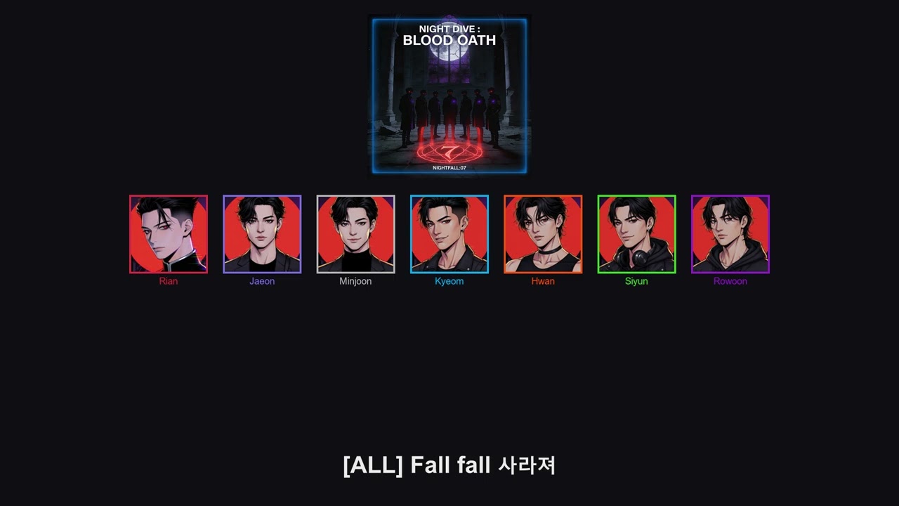 NIGHTFALL07 (나이트폴세븐) - 'DYNASTY FALL' Official Lyric Video