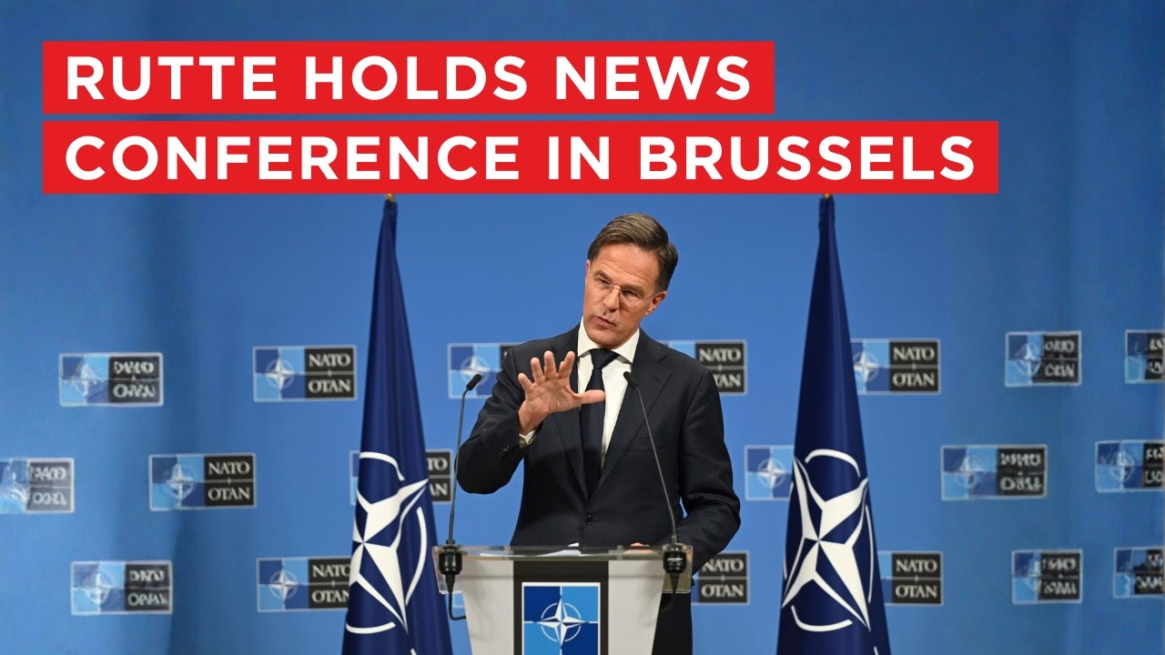 LIVE | NATO Secretary-General Mark Rutte Holds News Conference In Brussels | VERTEX