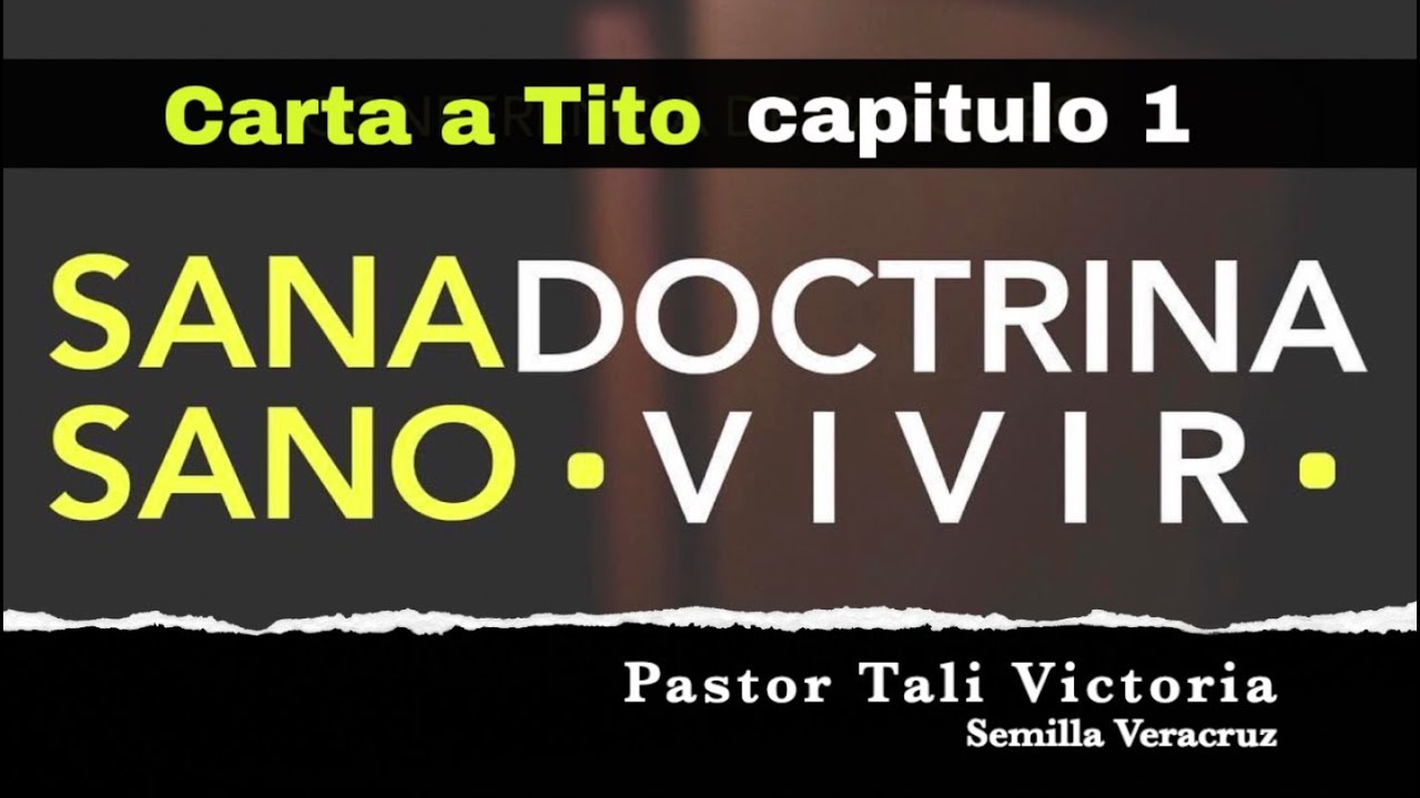 Tito 1 || Pastor Tali Victoria