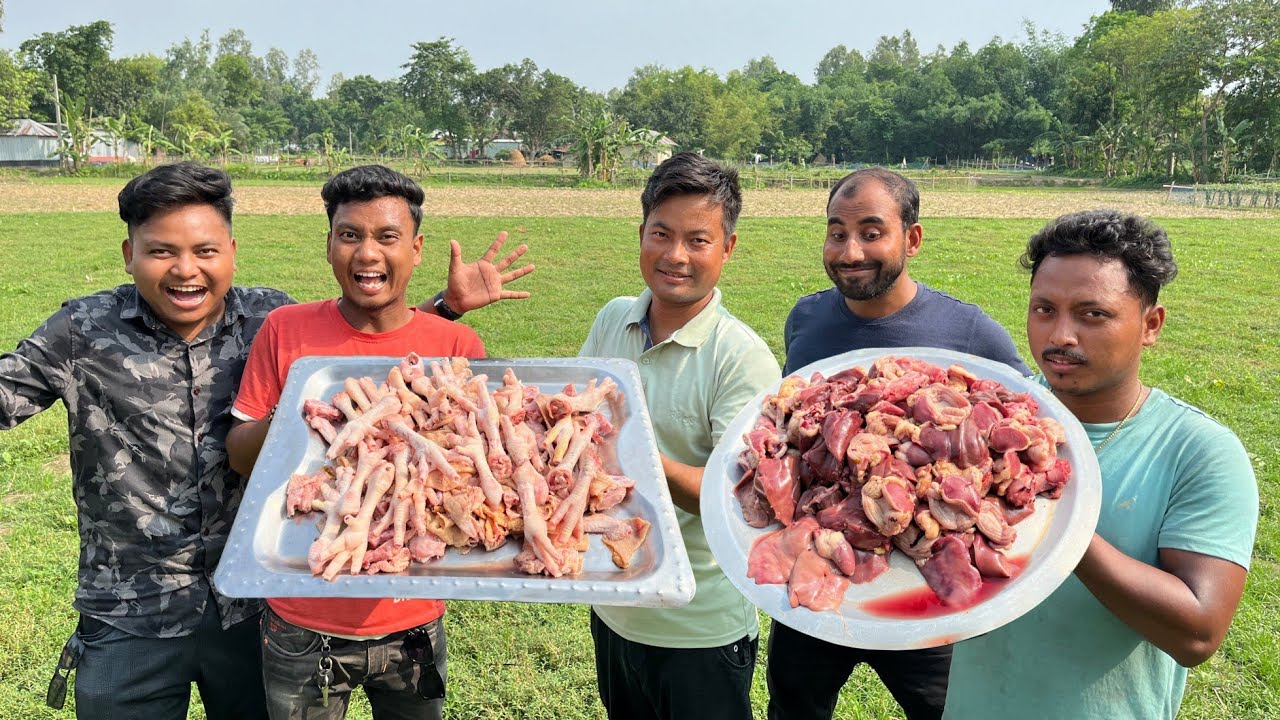 Chicken কচকচি মেটে আর পা দিয়ে অসাধারণ একটা রেসিপি আর সঙ্গে থাকবে @RajbanshiVinesTeam Full Enjoy