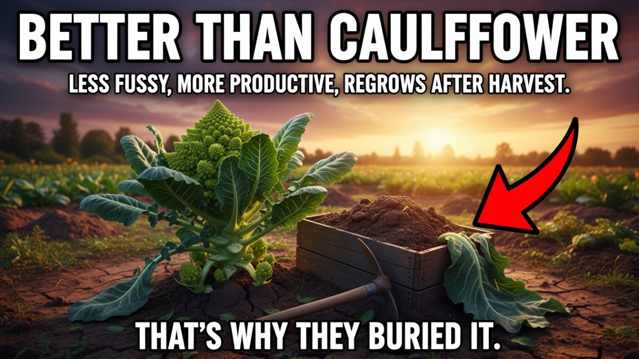 Better Than Cauliflower. Less Fussy, More Productive, Regrows After Harvest.