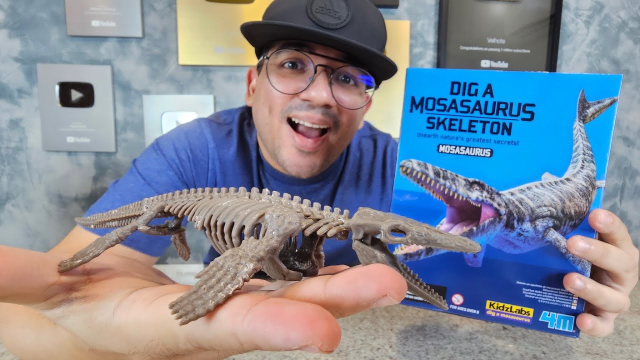ENCONTREI UM FÓSSIL SUPER RARO DE MOSASSAURO!