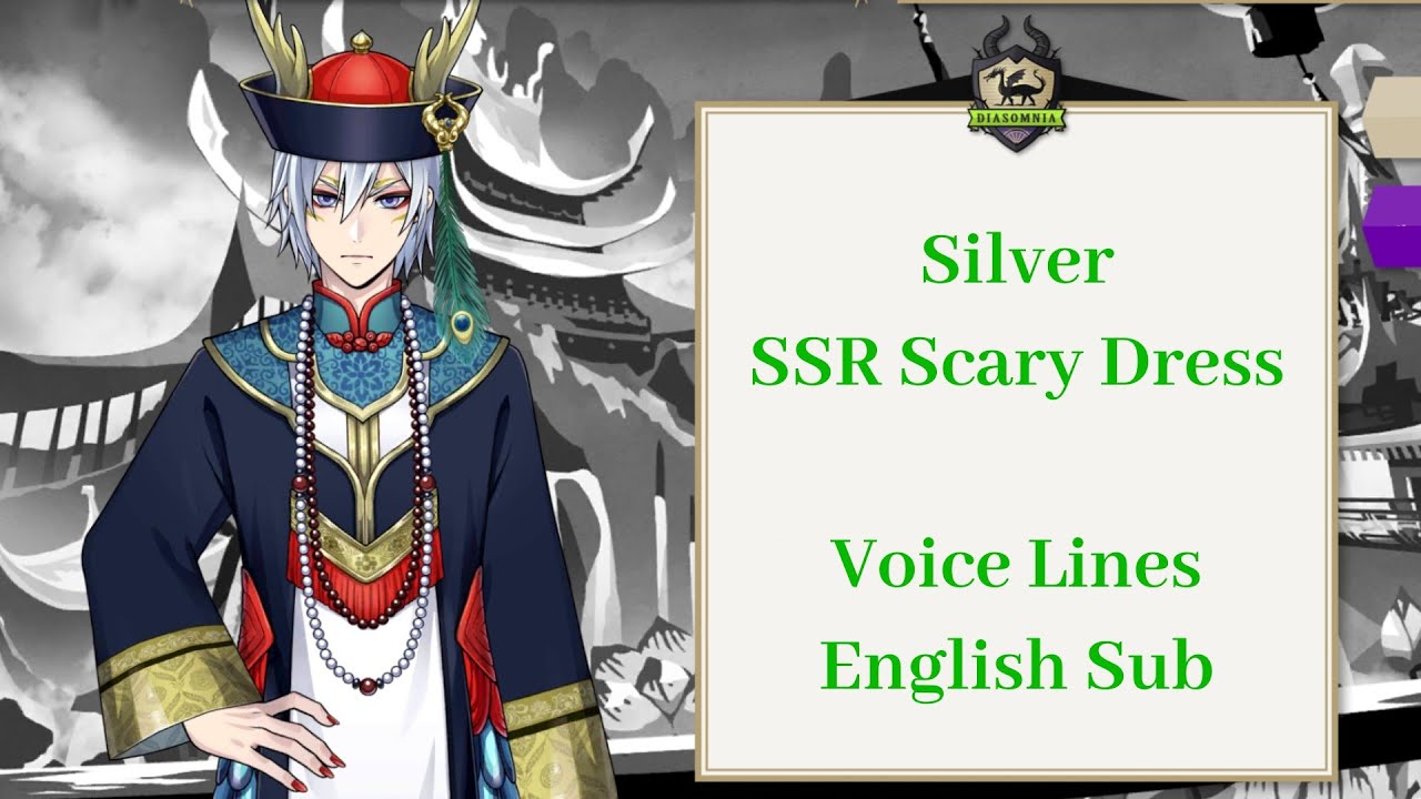 Silver - SSR Scary Dress - Halloween 2021 - Voice Lines - Disney Twisted Wonderland - English SUB