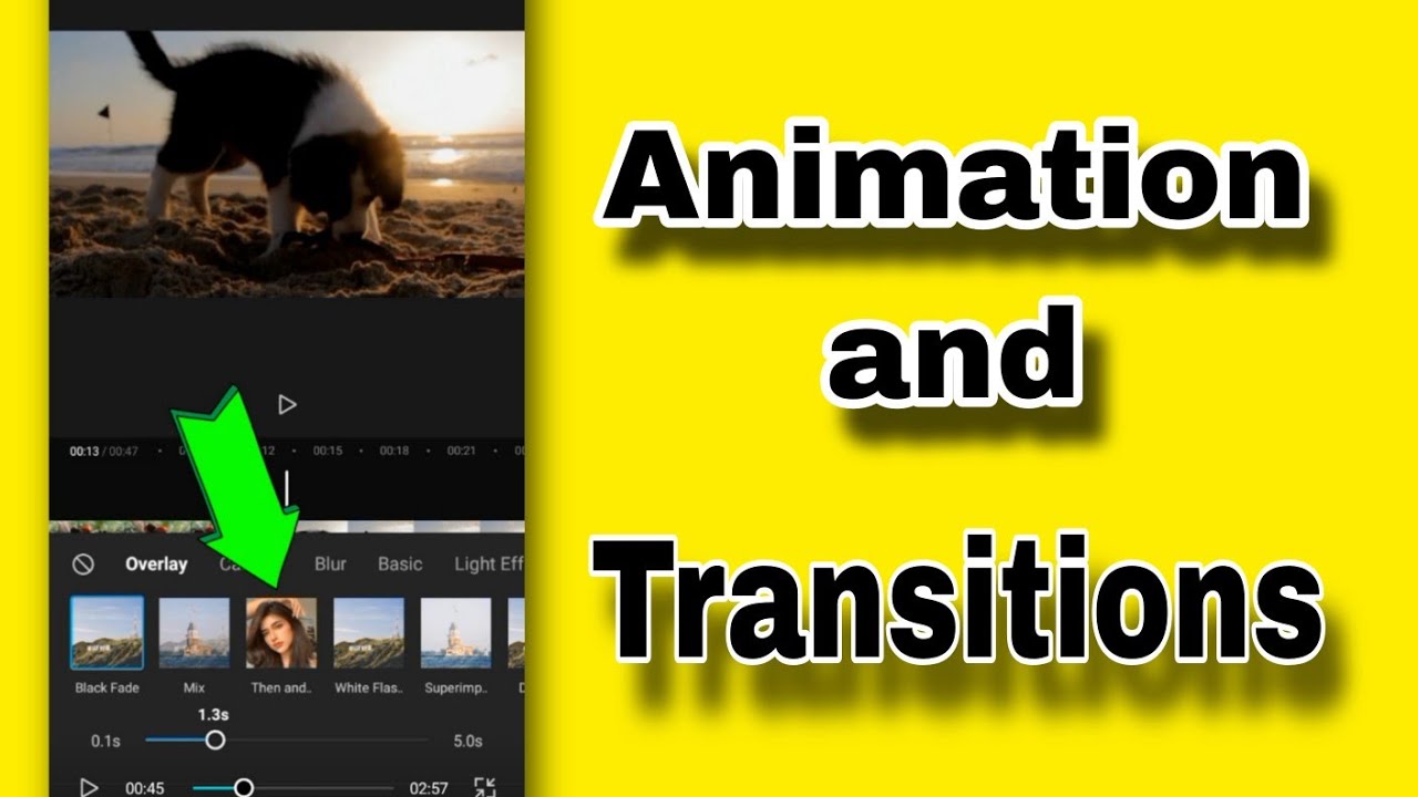 How to add animetion and transitions in your video #techedit #capcuttutorial