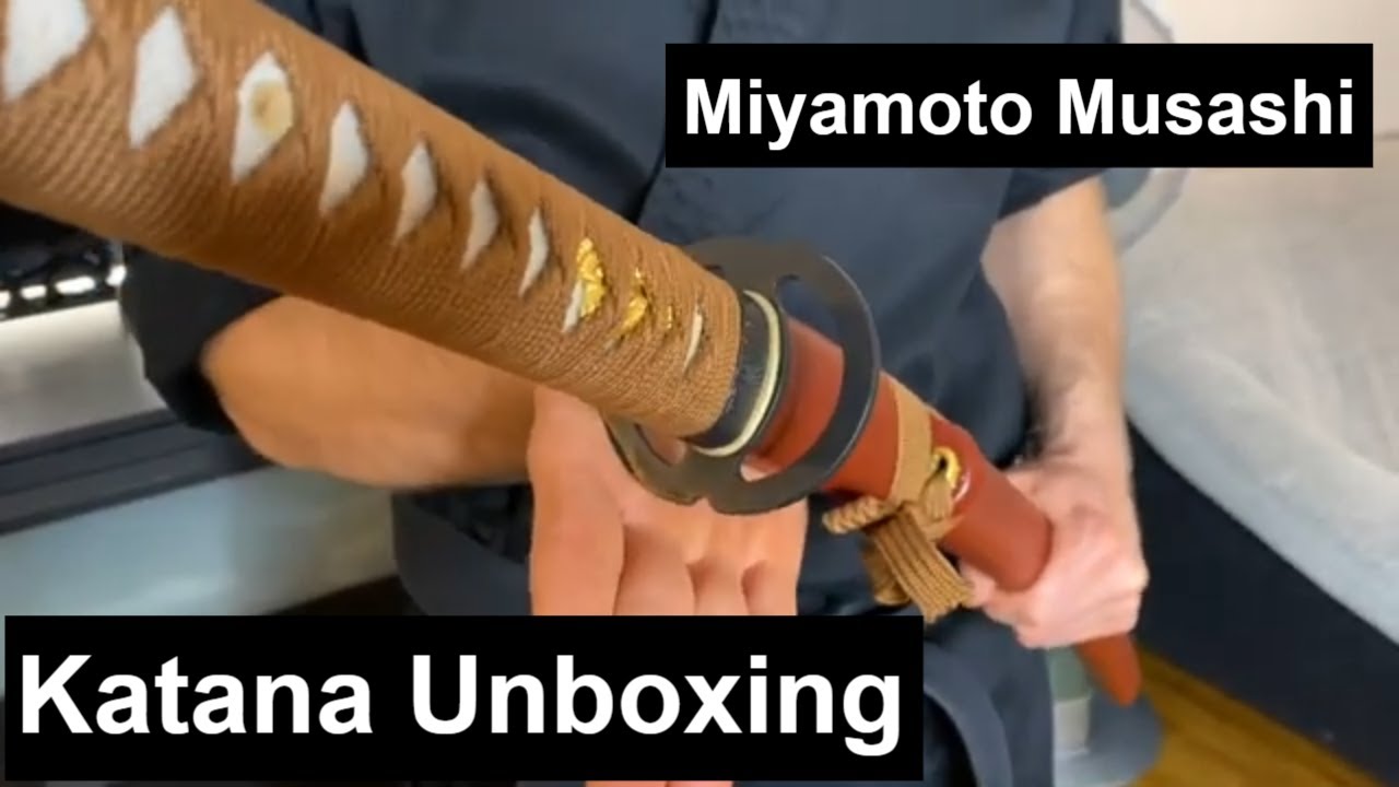 Katana Unboxing - Miyamoto Musashi 1060 Carbonstahl