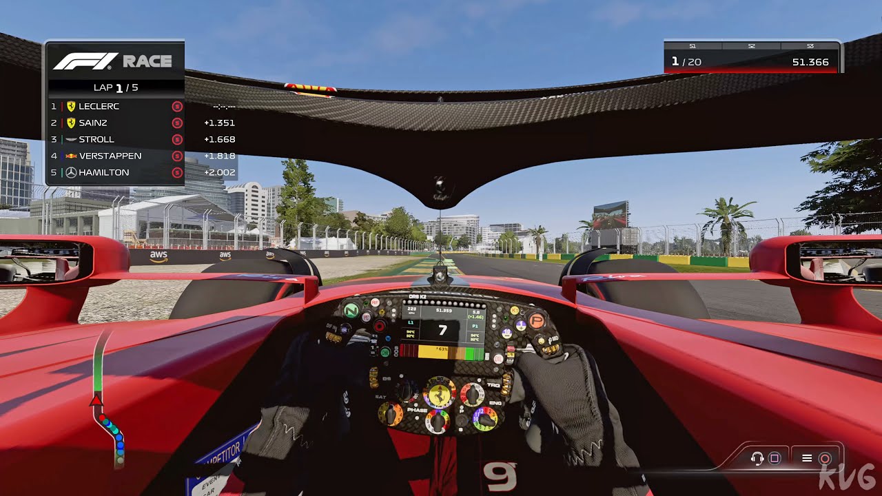 F1 23 - Scuderia Ferrari SF-23 - Cockpit View Gameplay (PS5 UHD) [4K60FPS]