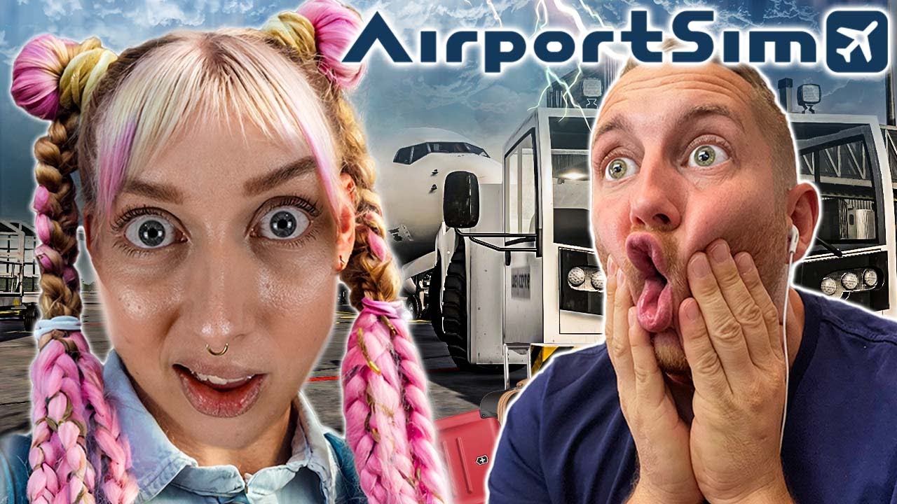 Ein TAG am FLUGHAFEN mit SONJA der AUSZUBILDENDEN | Airport Sim #3 | Flughafen Simulator