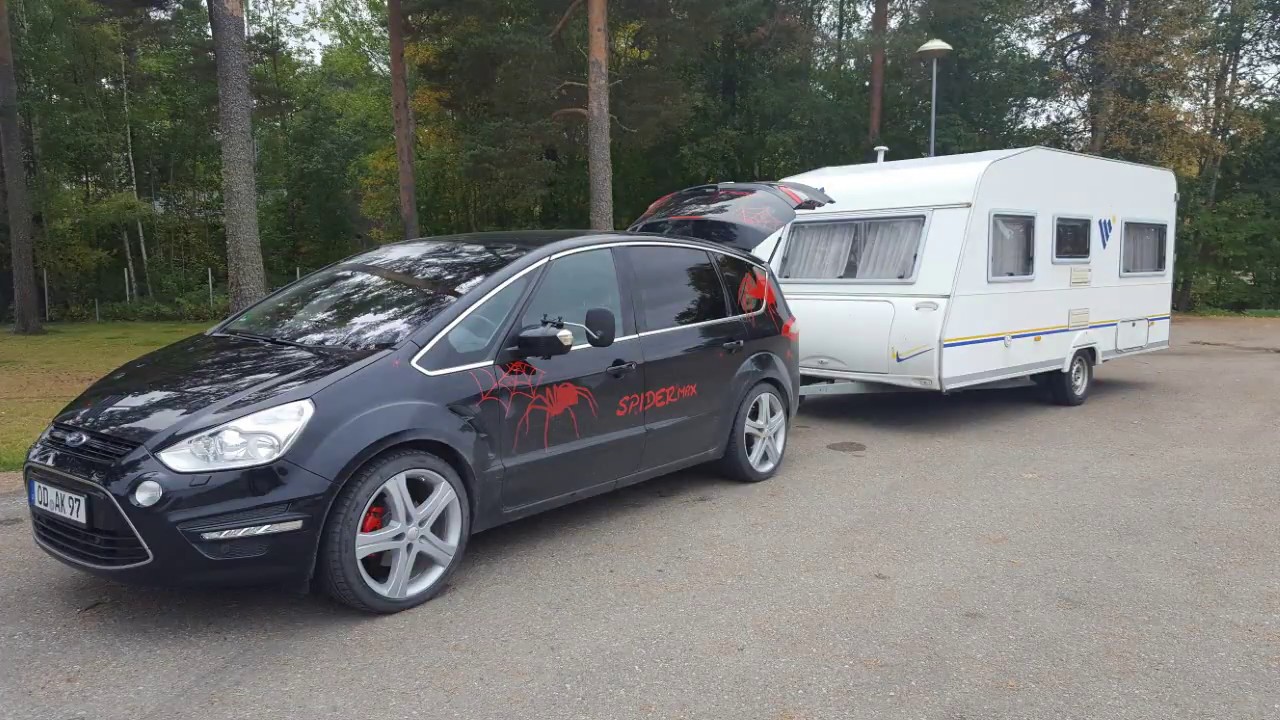 04 Neucamper Erfahrung, hier mit dem funktionierenden Intro , Ausflug mit Wohnwagen nach Zierow