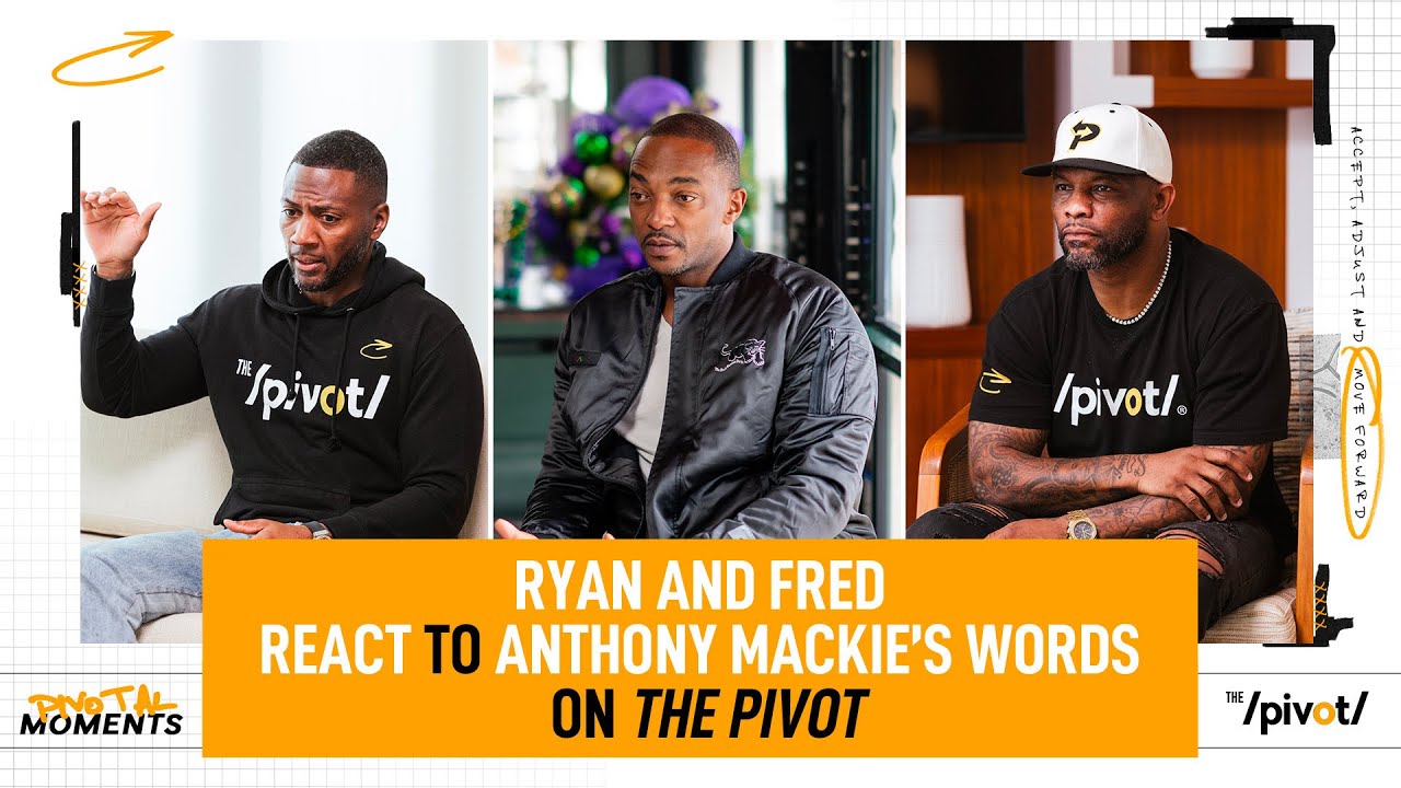 Anthony Mackie’s words: Success is given not earned discusses by Ryan Clark & Fred Taylor| The Pivot