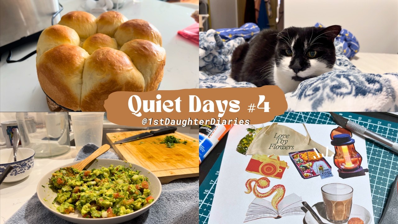 Quiet Days Vlog #4 Homemade Milk Bread, Guacamole & Pizza ☁️ Cozy NYC Life