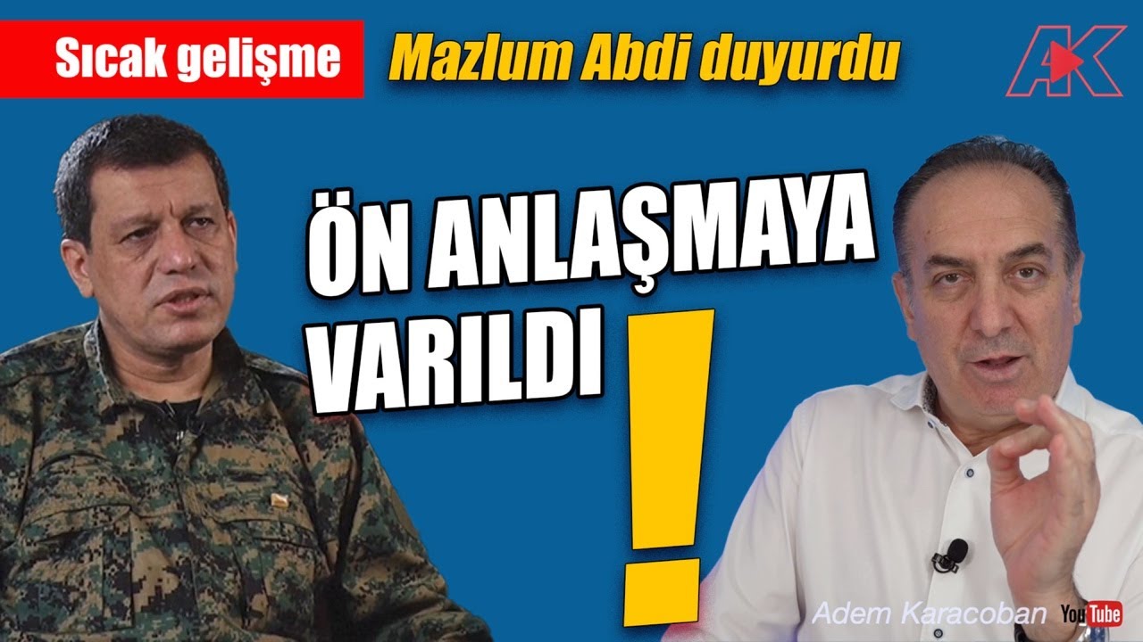 Mazlum Abdi duyurdu: Ön anlaşmaya varıldı - Özerk yönetim heyeti Şam’a gitti #ademkaracoban