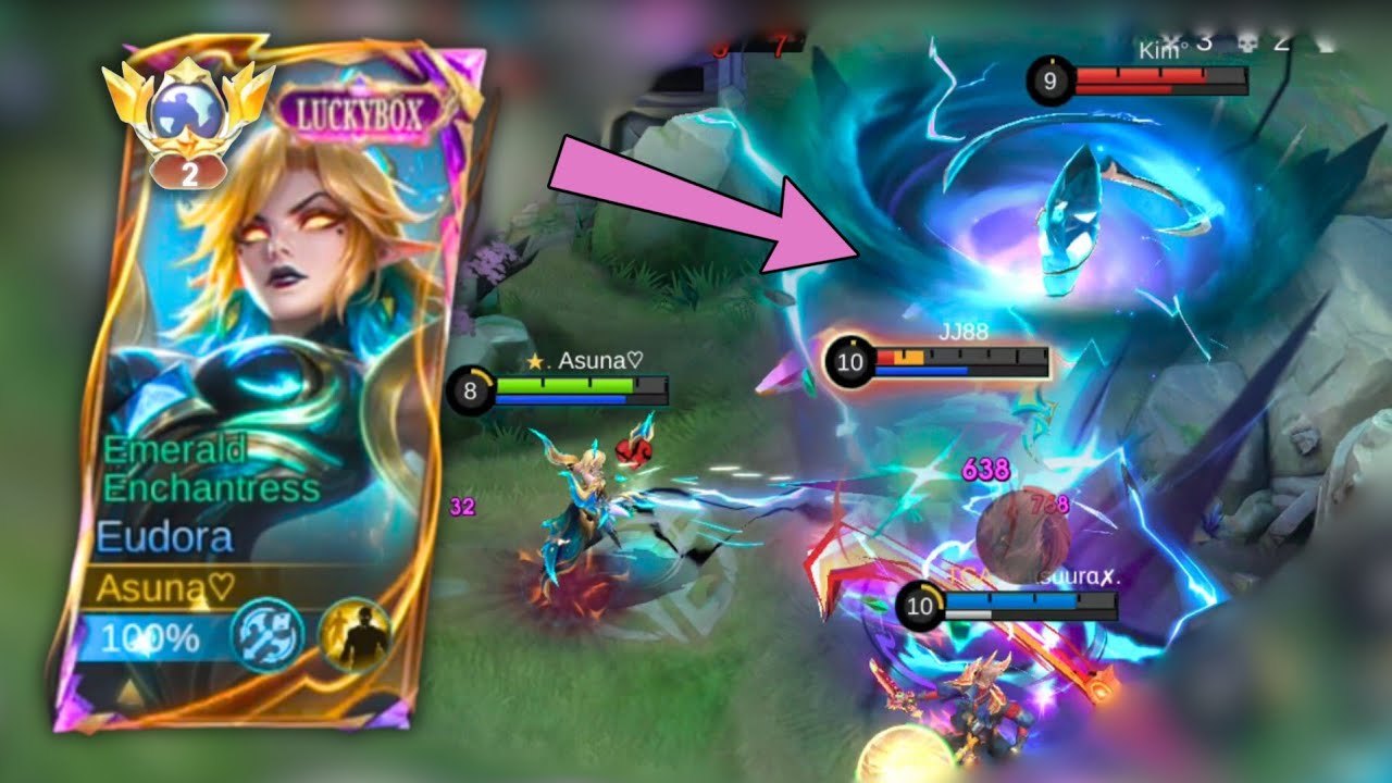 NEW EUDORA REVAMPED LUCKY BOX SKIN GAMEPLAY | EMERALD ENCHANTRESS