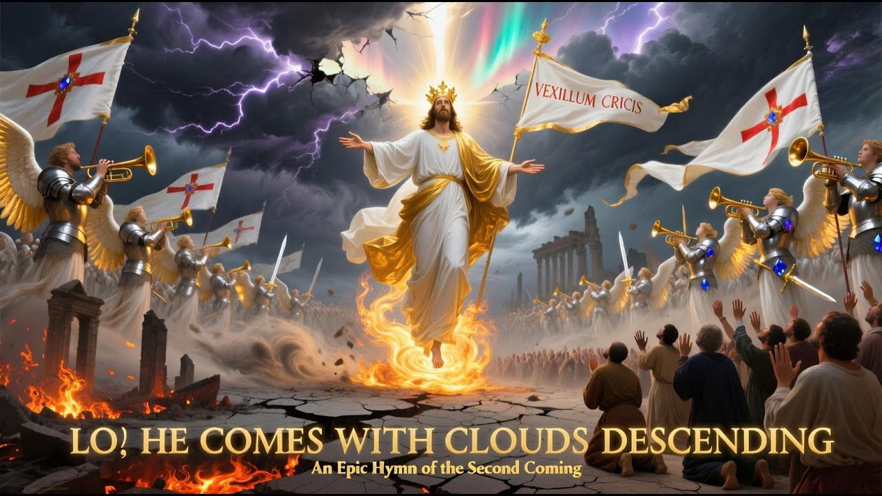 Lo! He Comes With Clouds Descending - EPIC METAL HYMN