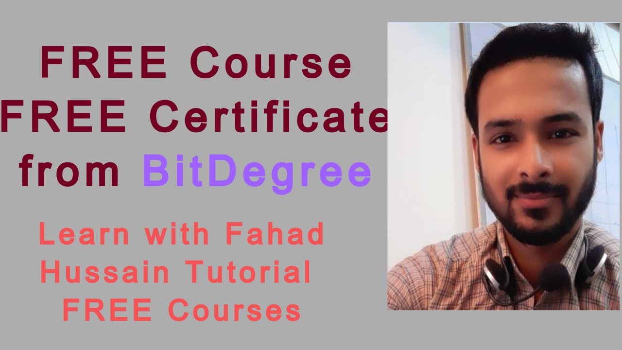 Tutorial 09: BitDegree Free Online Courses with Certificates | Free courses in 2020 from BitDegree