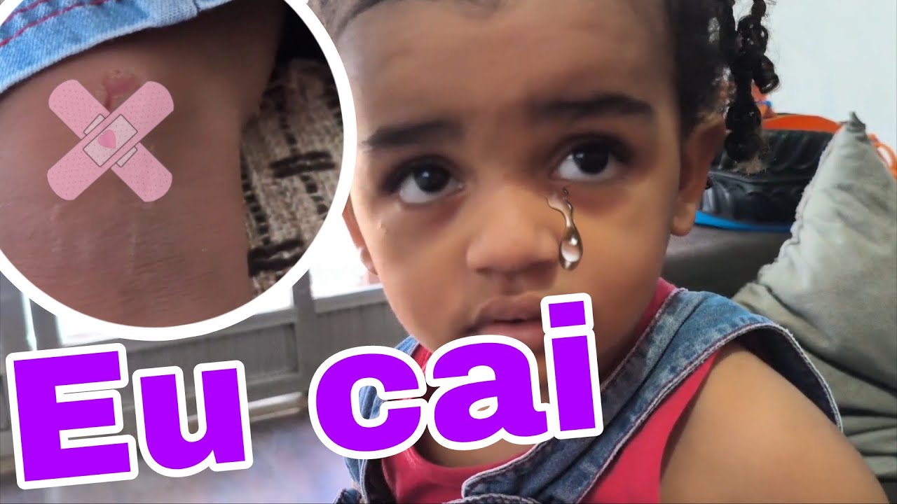 Eu cai mais já estou melhor 😃