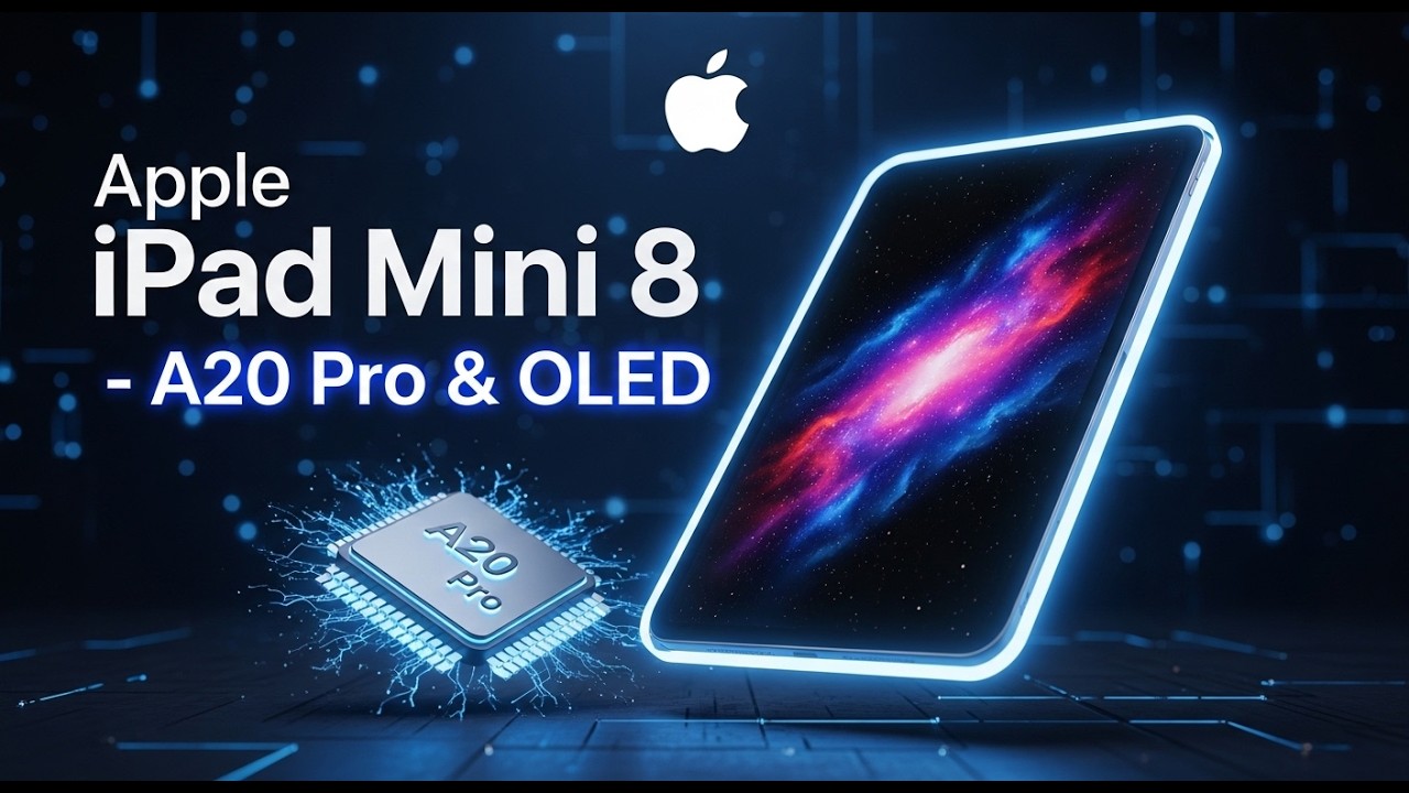 Apple właśnie ujawniło iPada Mini 8 A20 Pro i OLED jest prawdziwy!