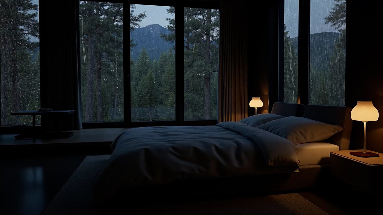 Musique pour un sommeil profond - Guérison par les sons de la pluie - Soulagement de l'insomnie