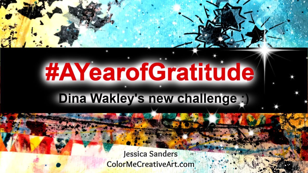 Art Journal | #AYearofGratitude Dina Wakley Challenge | Simple Pleasure