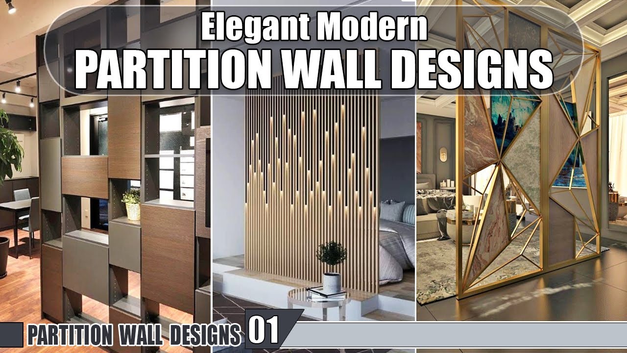 100 Elegant Partition Wall Modern Designs 2024 🌟
