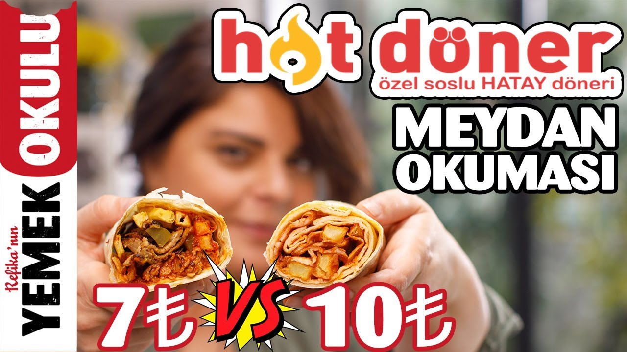 Hot Döner Meydan Okuması |  Evde Hatay Usulü Dürüm Tarifi