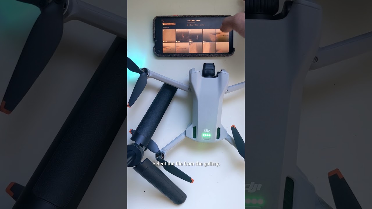 How to transfer files from the DJI Mini 3 to your phone? #djimini3 #drone #dji