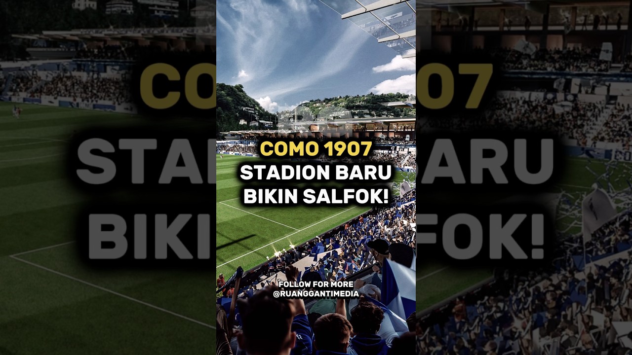 Ada yang bikin salfok di desain baru stadion Como 👀 #shorts
