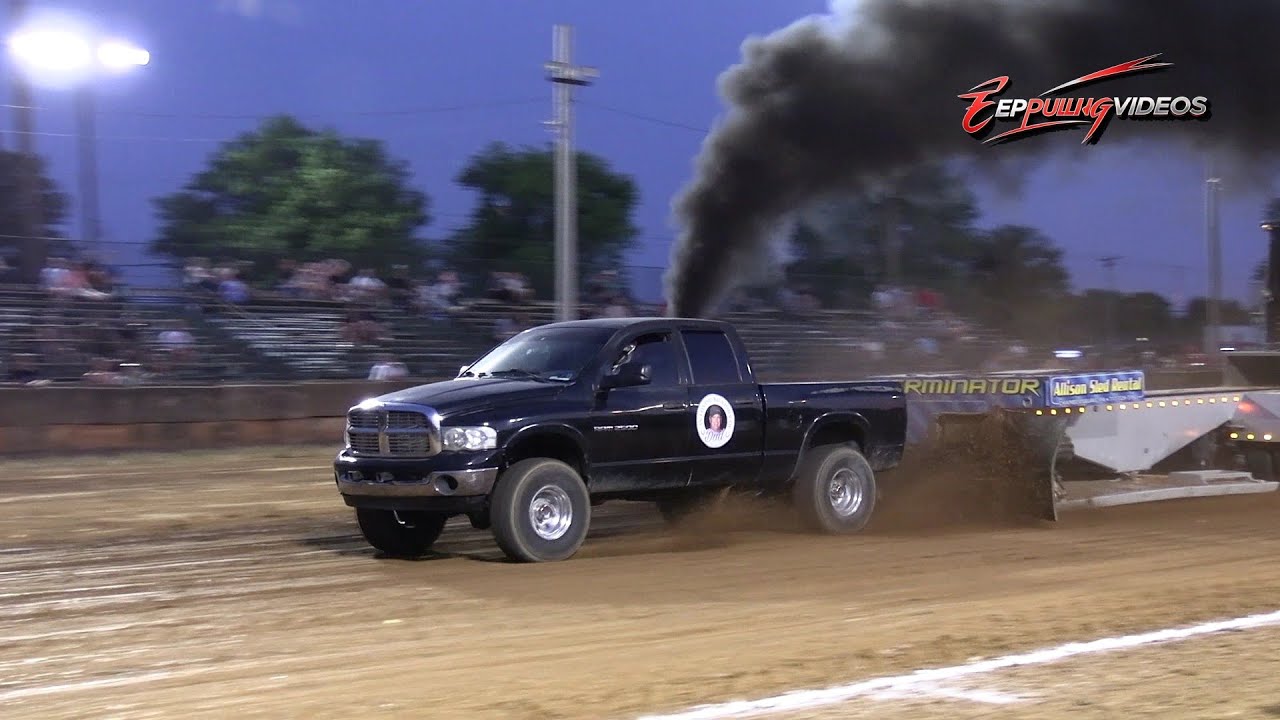 Truck Pulling 2025: Hot Street Diesel 4x4 Trucks Pulling At Winchester