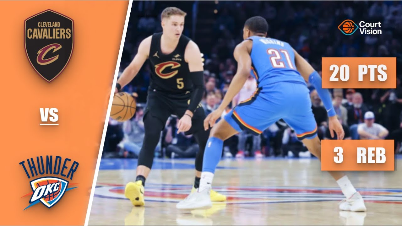 Sam Merrill - 20 Points, 6 Three-Pointers, 3 Rebounds vs Thunder - 2025-26 Regular Season