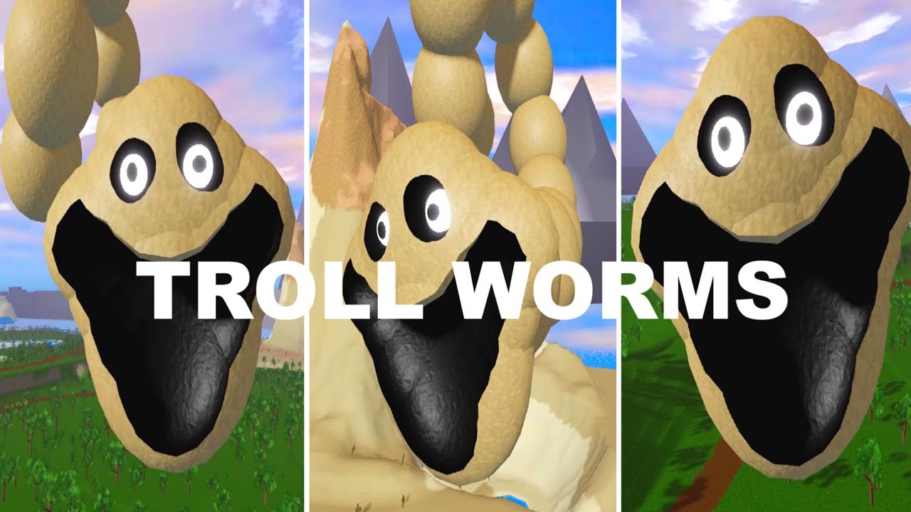 How to get TROLL WORM BADGE + TROLL WORMS MORPH in GIANT UNIVERSE ROLEPLAY NEW UPDATE (GUR) ROBLOX !