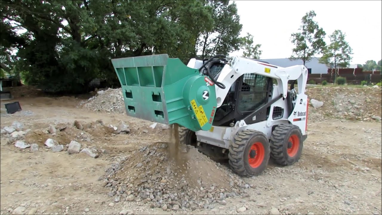 Trituradora MONTABERT CRB 301 en BOBCAT