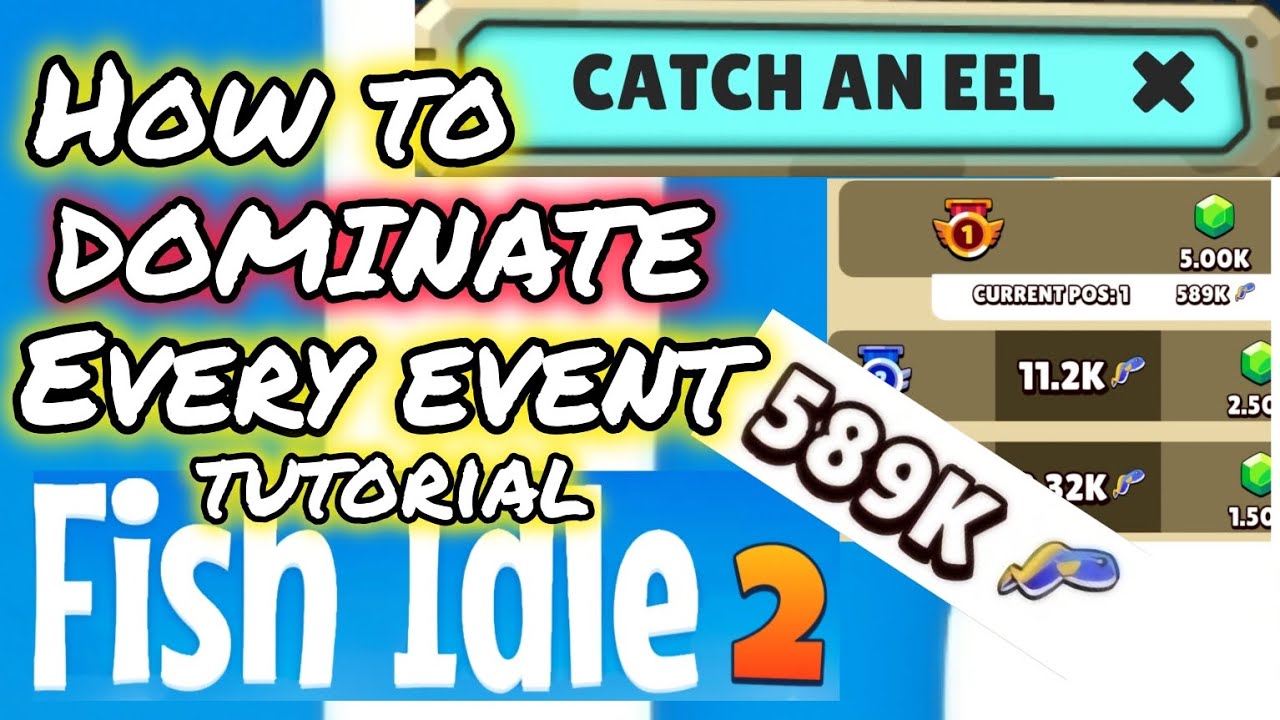 [BEST MOBILE GAMES] FISH IDLE 2 HOW TO WIN EVERY EVENT TUTORIAL tips and tricks pls subscribe
