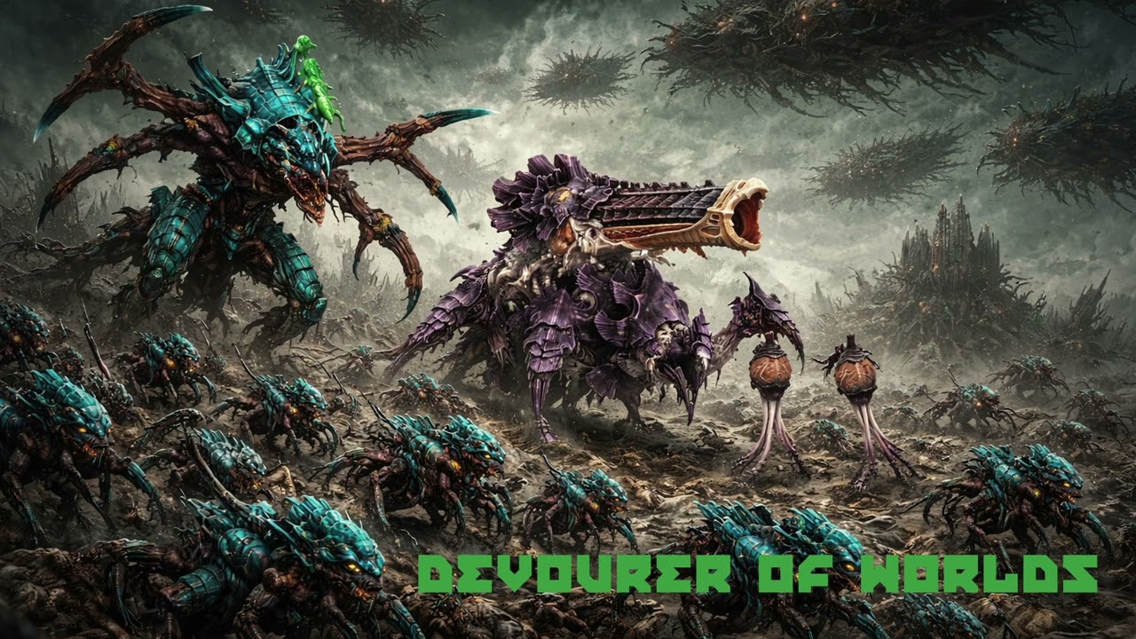 Warhammer 40k - Devourer of Worlds - Tyranid Swarm Cinematic Battle Ambience