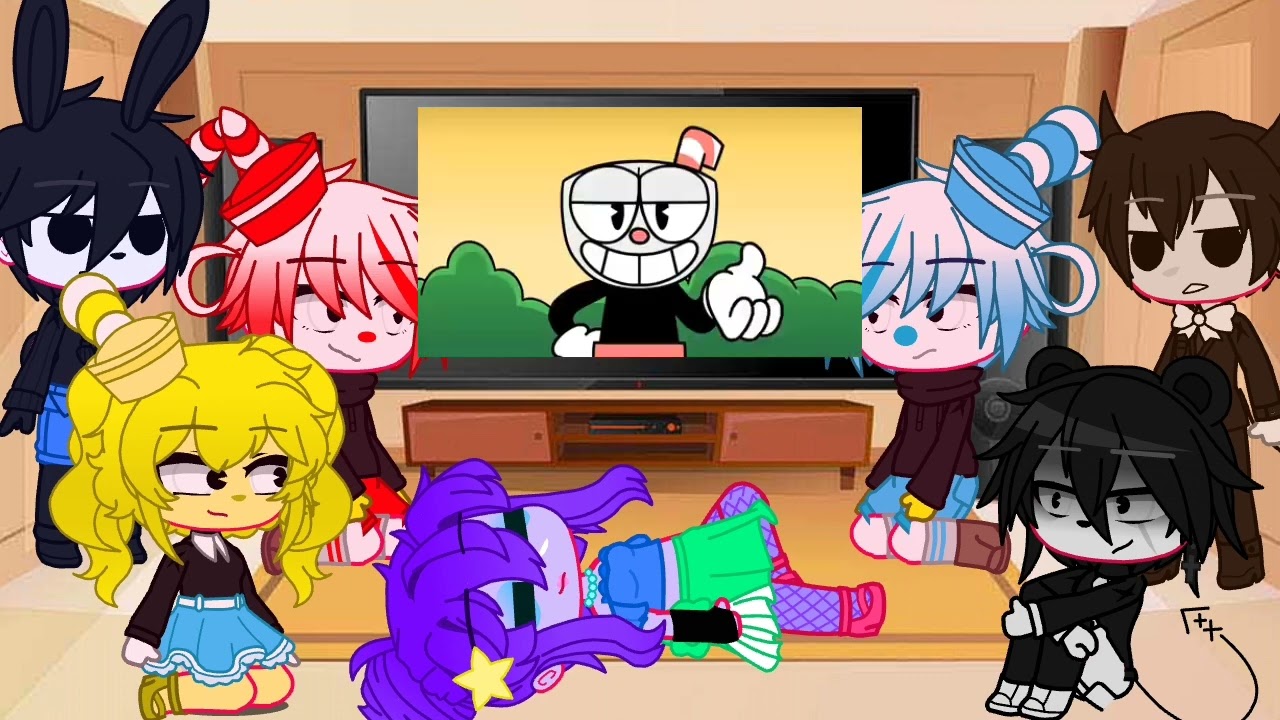 //❤Cuphead y algunos fandoms reaccionan Roll or die💙\\