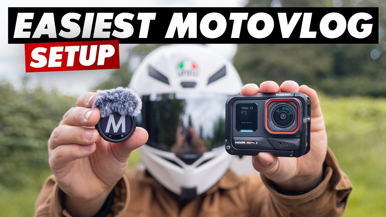 Самый простой сетап для мотоблога? Insta360 Ace Pro 2 и Mic Pro