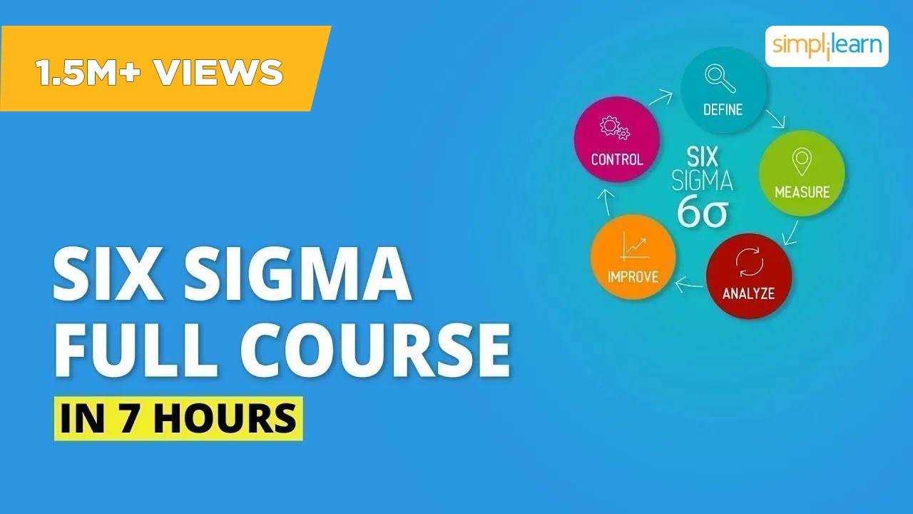 Six Sigma Full Course in 7 Hours | Six Sigma Green Belt Training | Six Sigma Training | Simplilearn