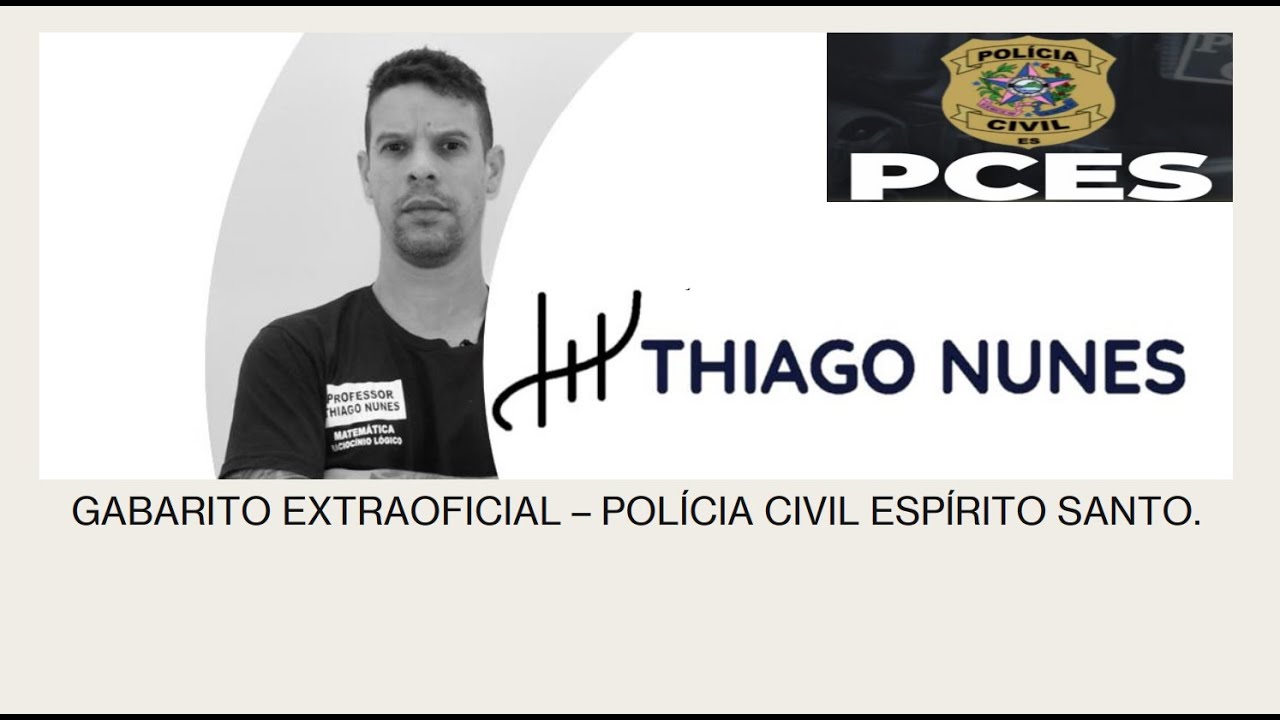 PCES - GABARITO EXTRAOFICIAL - RLM