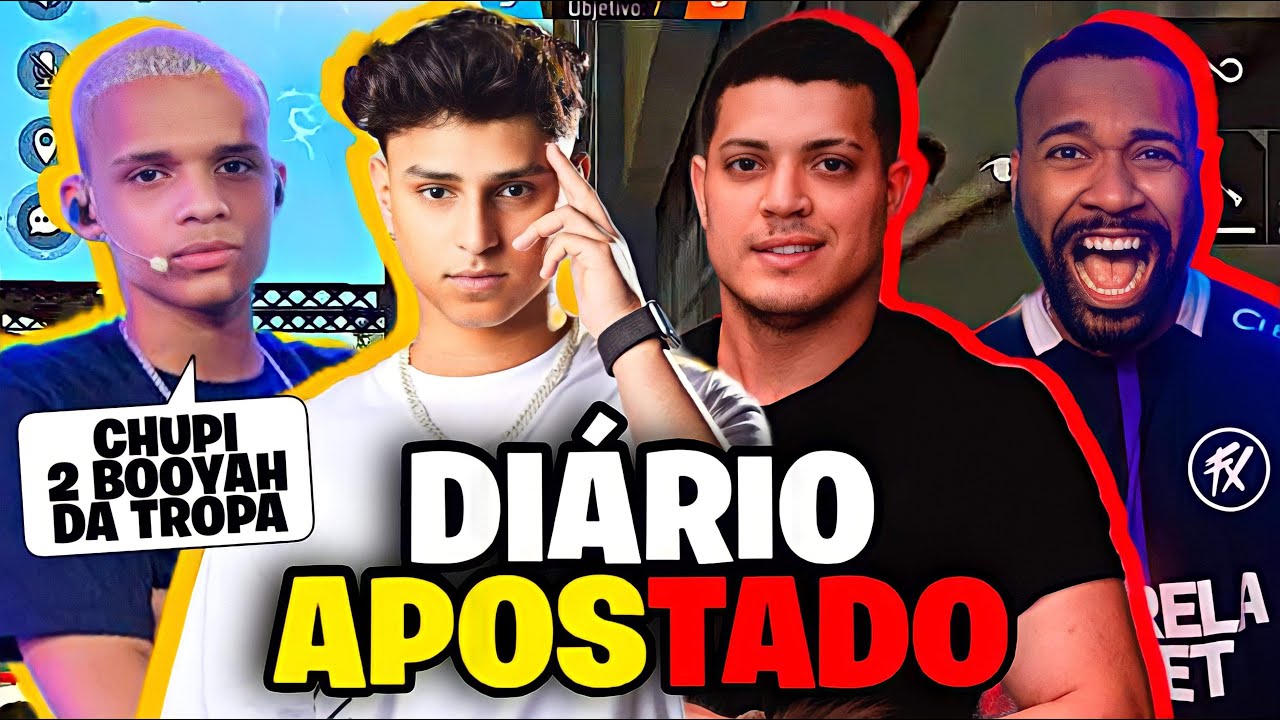 DIÁRIO APOSTADO! 2 BOOYAH SEGUIDOS! CEROL, FRESCO, NOBRU E GORILA!
