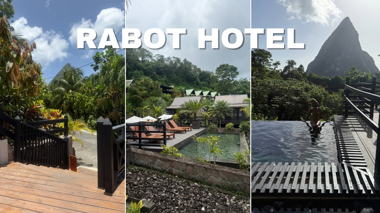 RABOT HOTEL FROM HOTEL CHOCOLAT | HOTEL AND ROOM TOUR | ADULTS ONLY HOTEL ST LUCIA |MARY MAK REVIEWS