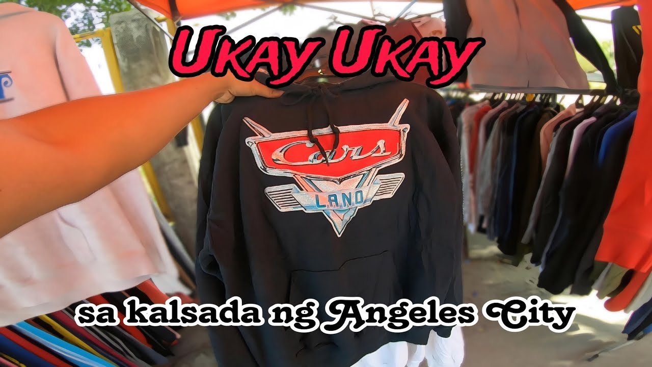 Ang gaganda ng mga Jacket na original U.S.A. brands sa Ukay Ukay ng Angeles.