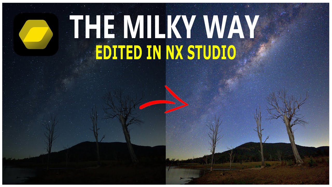 Редактирование фотографий Млечного Пути в Nikon NX Studio