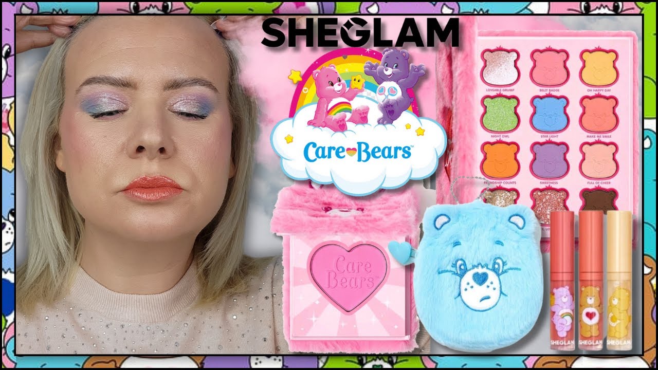 NEW! SHEGLAM CARE BEARS MAKEUP COLLECTION Review & Swatches | Clare Walch
