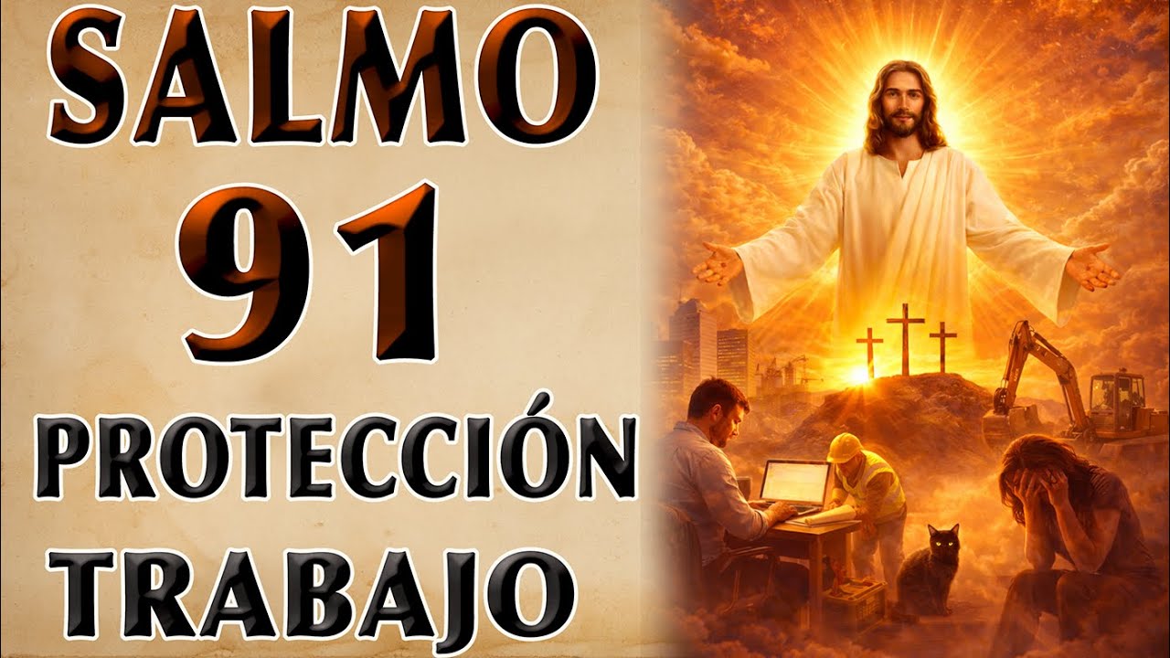 SALMO 91 PARA PROTECCIÓN EN EL TRABAJO ORACIÓN CONTRA LA ENVIDIA, EL MAL Y LOS PROBLEMAS Y FORTALEZA